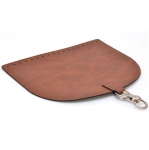 Oval Top Bag Cover with Metal Peg Lock, Elegand, 28cm. (ΒΑ000086) Color Ταμπά / Taba